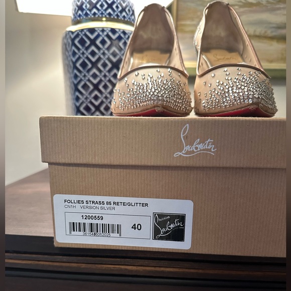 Christian Louboutin follies strass 85 rete/glitter - Picture 9 of 9